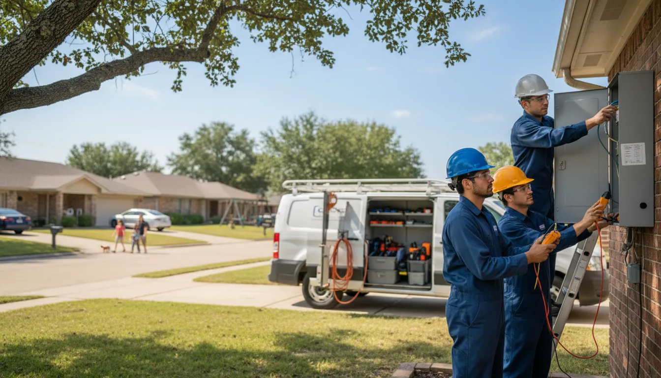 Certified electrician providing emergency electrical services in Blocksburg, CA